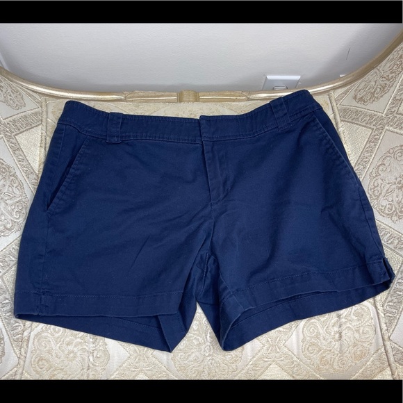 NYCO Stretch Cotton Navy Blue Shorts - Picture 5 of 8
